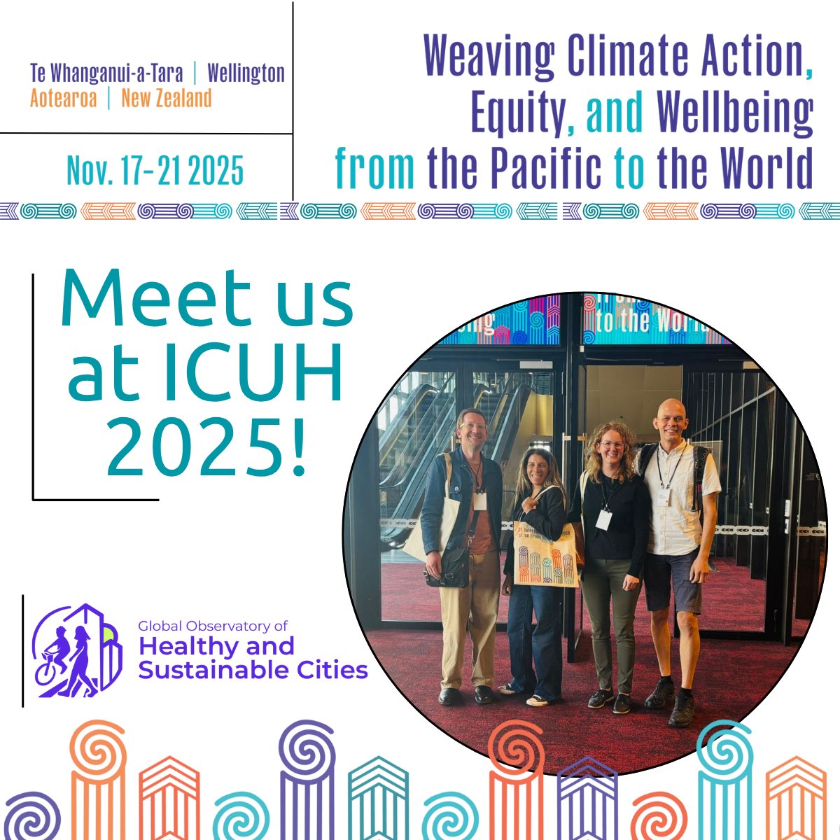 #ICUH25 is officially underway! 🎉

Meet our Executive Committee members, who are on the ground helping to shape the conversation on urban health. We’re proud to be partners of #ICUH25 <a href="/IS_UrbanHealth/">ISUH</a> 

🗓 Explore the program: icuh2025.org/program 

#UrbanHealth #GOHSC