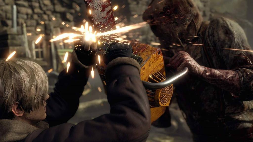 Resident_bio's tweet photo. In RE4R, deep scars are cut into the chainsaw Ganado's arms. Due to his manic state, Dr. Salvador swings his chainsaw madly. This unstable behavior backfires, sometimes cutting himself with his own weapon. A testament to how terrifyingly unpredictable this Ganado is.
1/2
#REBBFun https://t.co/jYmI8AgQw4