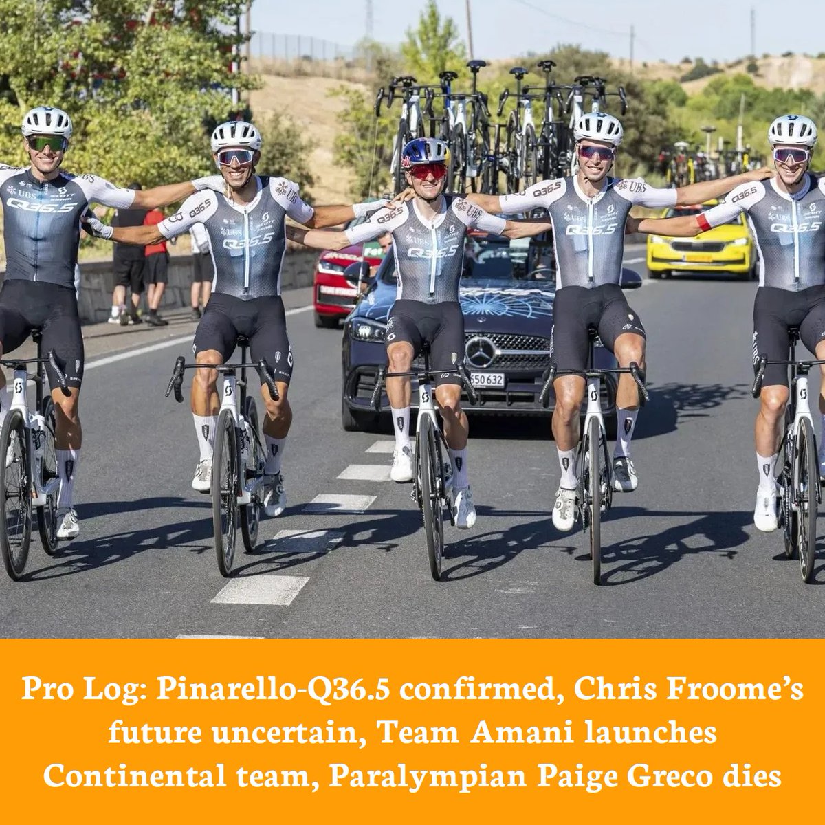 News from the past week, including big news for African cycling and a familiar face for Tom Pidcock.

🔗 Read more: cyclist.co.uk/news/pinarello…

✍️ <a href="/robyn_emz/">robyn</a>