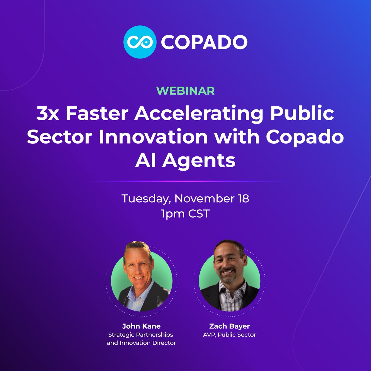 CopadoSolutions's tweet image. Join us tomorrow to see how Copado Org Intelligence helps government teams use AI-powered insights to optimize and manage Salesforce environments.

Nov 18 | 1 PM CST | 45-min virtual session
ow.ly/eRvh50XpC2y

#Copado #AIforGovernment #GovTech