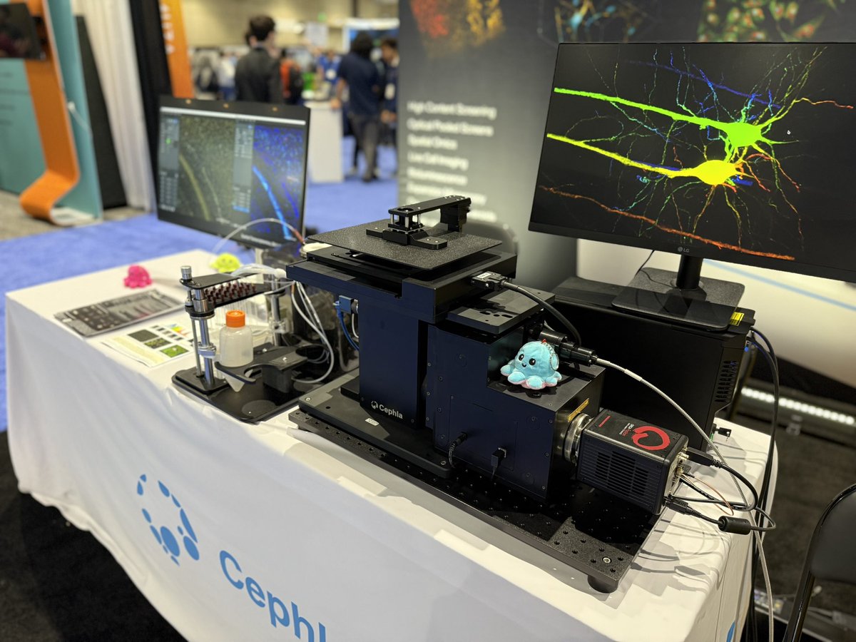 cephlainc's tweet image. Cephla is at #SfN2025. Come to our booth at 3217 to check out our Squid+ spinning confocal and fluidics system + learn how we help accelerate developing/disseminating/adopting new methods and scale data production capacities! 
#HCS #LiveCell #SpatialOmics #ExpansionMicroscopy