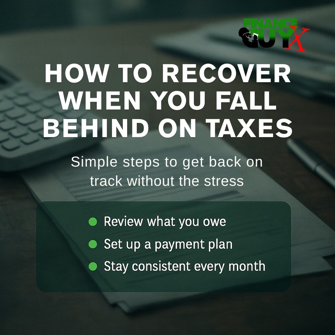 FinanceGuyX's tweet image. Falling behind on taxes feels heavy, but fixing it is simpler than most people think.

Get clear on what you owe, build a plan, and take back control one step at a time.💯

Need help getting started? Send us a message. 💼

#TaxHelp #SelfEmployedTips #MoneyManagement #TaxPlanning…