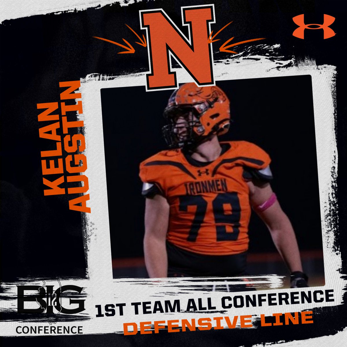 IronFootball's tweet photo. 1st Team All Conference!! https://t.co/KoDfE275pP