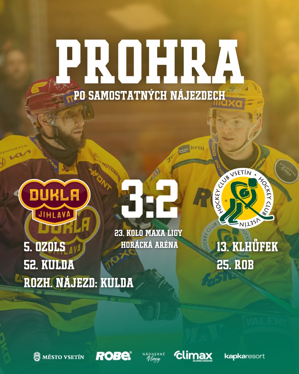 Z Jihlavy si odvážíme bod.