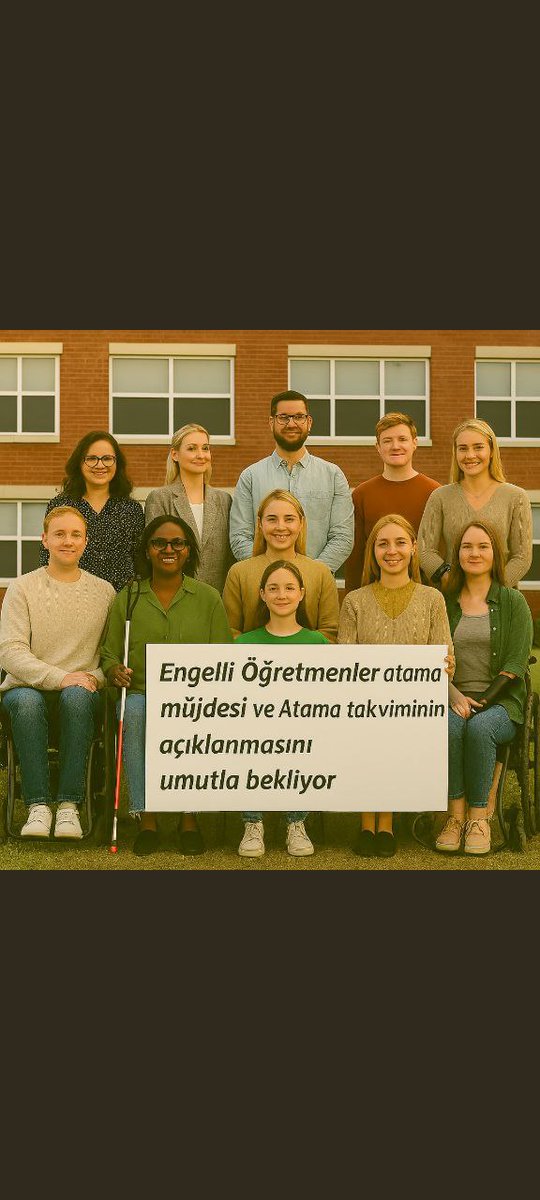 Heycanla umutla bekliyoruz.Lütfen.. 🙏🙏<a href="/RTErdogan/">Recep Tayyip Erdoğan</a> <a href="/EmineErdogan/">Emine Erdoğan</a> <a href="/Yusuf__Tekin/">Yusuf Tekin</a> <a href="/tcbestepe/">T.C. Cumhurbaşkanlığı</a> <a href="/_cevdetyilmaz/">Cevdet Yılmaz</a> <a href="/kasapoglu/">Dr. Mehmet Kasapoğlu</a>  <a href="/tihek_kurumsal/">TİHEK 🇹🇷</a> <a href="/tcmeb/">Millî Eğitim Bakanlığı</a> <a href="/MahinurOzdemir/">Mahinur Özdemir Göktaş</a> #EngelliÖğretmeneMüjdeVerin