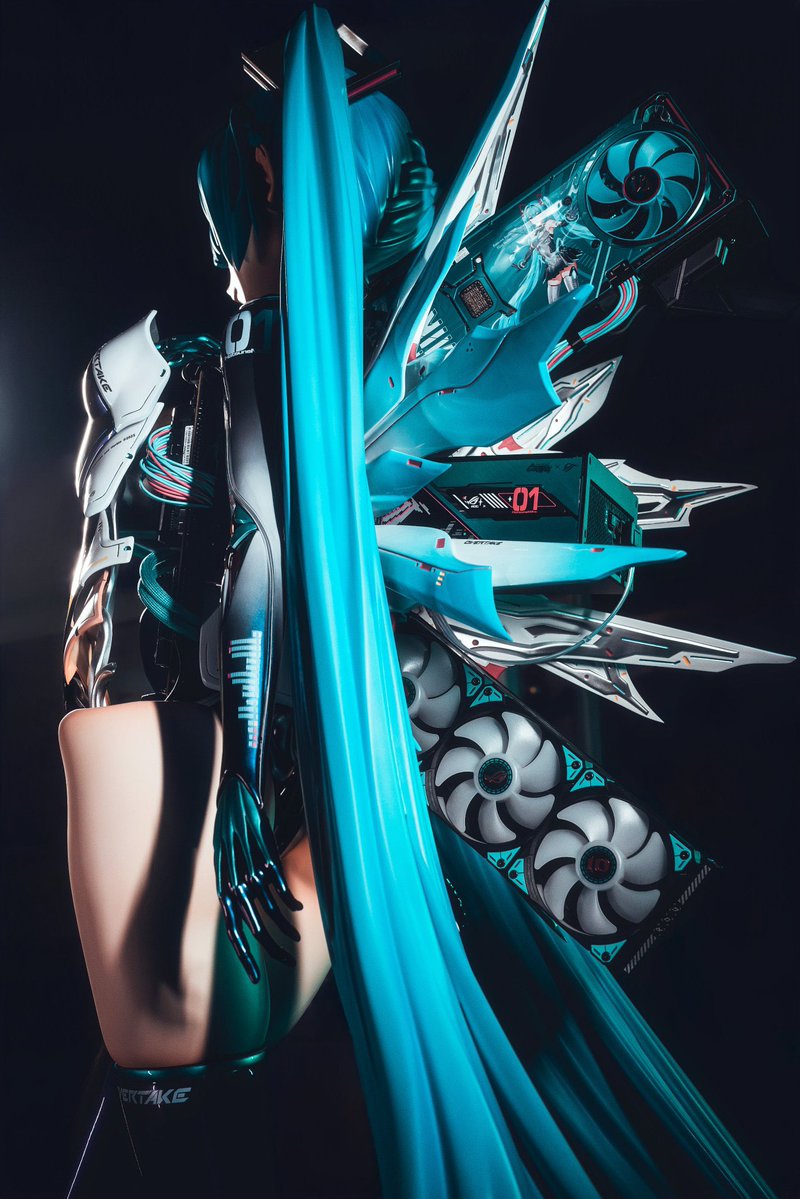 XPCMTeam's tweet image. What a fantastic Hatsune Miku PC build / Mod 😍🔥 by @herbie1205 (X)  

#HatsuneMiku #pcbuild #pcsetup #pcmodding #gamingpc #custompc #xpcm #watercooling #customloop