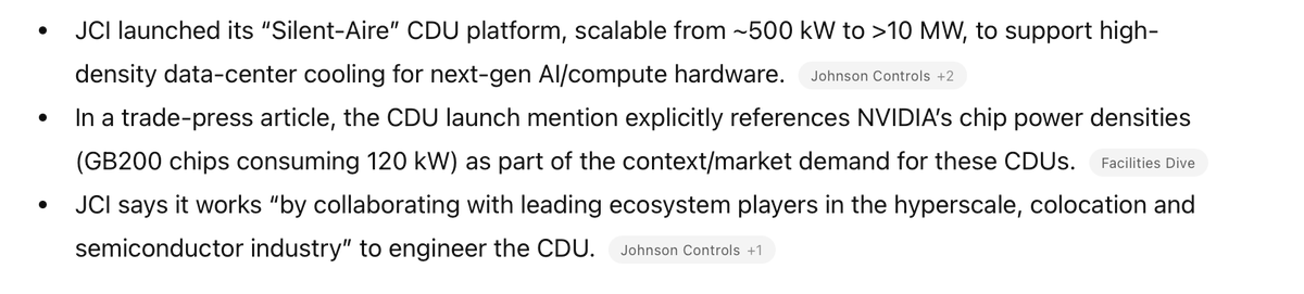 joedab12's tweet image. $JCI $VRT $NVDA $MU $VICR $RMBS $SNDK $TSM 

JCI looks interesting. Very strong balance sheet, similar market cap to VRT, way more revenue and a big disruptor to VRT&apos;s early dominance in liquid cooling...

No position yet but will likely enter soon.