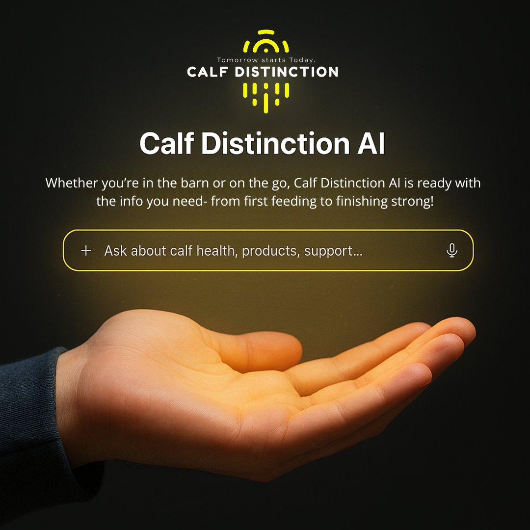 MicroBasics's tweet image. Whether you’re in the barn or on the go, Calf Distinction AI is ready with the info you need- from first feeding to finishing strong! bit.ly/48jTFJ2