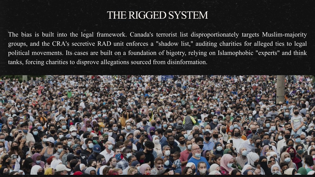 OpposeAPR's tweet image. A new ARPCF policy brief reveals Canada's charity audit system is a tool of political suppression, not a neutral watchdog. It shows how the CRA systematically targets charitable work by outsourcing threat assessments and criminalizing solidarity.
cjpmefoundation.org/report_2025-no…