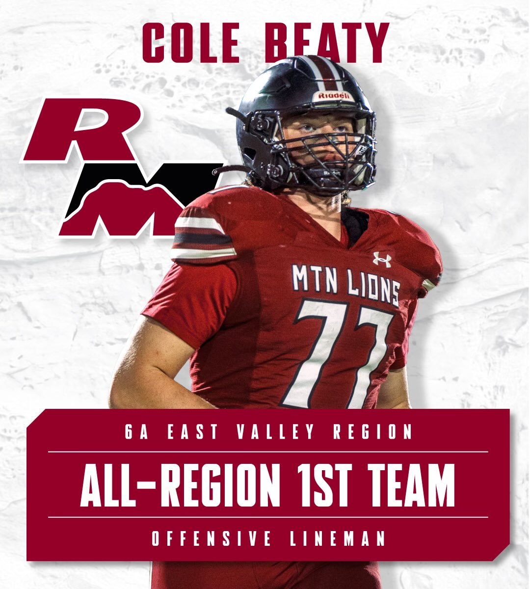 1st team All Region. <a href="/ColeBeaty77/">Cole Beaty</a>