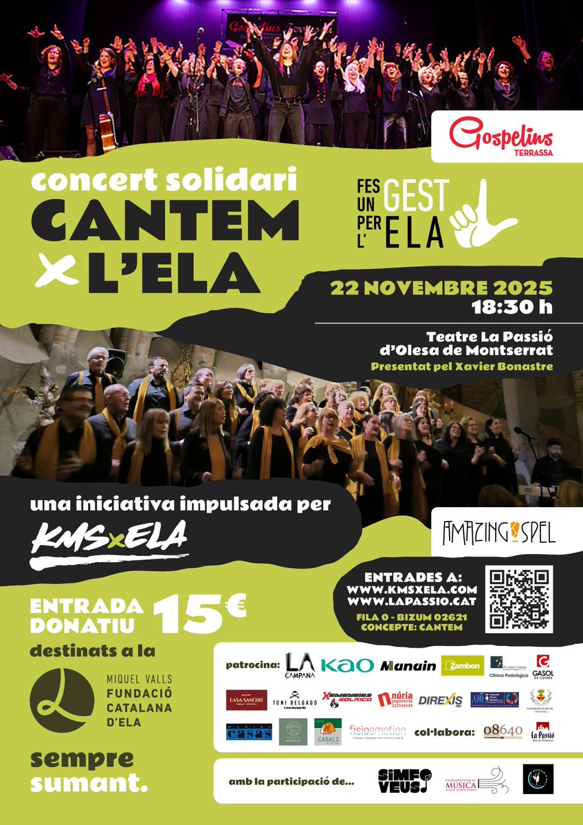 KMSxELA's tweet image. Ens ajudeu 🙏🙏 amb un RT perquè abans de divendres en facin una entrevista al @versiorac1 

Hem d&apos;explicar la bogeria de #KMSxELA i el #CANTEMxELA del 22/11/25 a @lapassio a aquesta gent

@xavitorresll @XaviBonastre @marta_caila @gestadella @MarPoyato @aleixparise @EdgarFornos