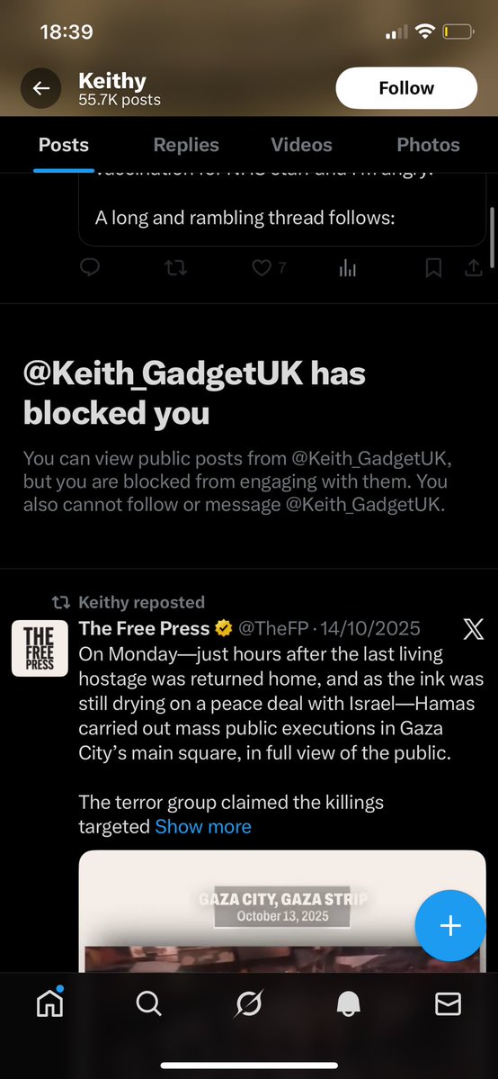 Anglothule's tweet image. Keith blocked me but clearly didnt get my point.