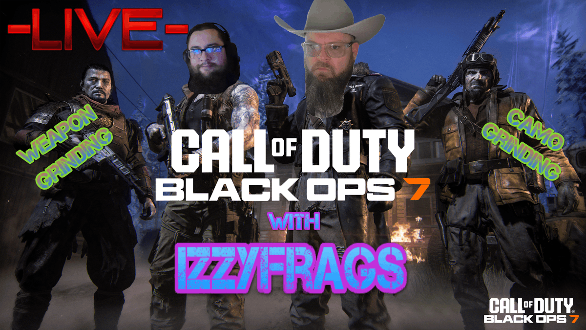 IzzyFrags's tweet photo. #METAMonday
BO7 Gun Leveling & Prestige w/ @REAL_Smileyz420
Gearing up for #Warzone & what #META will end up being
👇Twitch👇 - w/ Music🎵| Subs Appreciated💜
https://t.co/oplvHU0OYt
👇TikTok👇 - w/ Music🎵| Follows Appreciated🩷
https://t.co/WON0xWf0A3
👇Kick👇 - w/ Music🎵| Follows Appreciated💚
https://t.co/lBXjvQIlJr
👇YouTube👇 - w/o Music🚫| Subs Appreciated❤️
https://t.co/qAqRW8W2HB
Team: @Endurance_es
Fueled by: @ULTI_Supps
#gameplay #CallofDuty #streamer #LIVE #online #TwitchStreamers #BO7 #POV #Livestream #COD #Verdansk #BlackOps7 #youtubelive #youtube #tiktok #tiktoklive #streamers #LiveNow #FPS #Shooters #gaming #gamer #gamers #POV #Kick #KickStreaming #twitch #BlackOps7 #mentalhealthmatters #SuicidePrevention #UltiMovement #EEOnTop #UltiFam