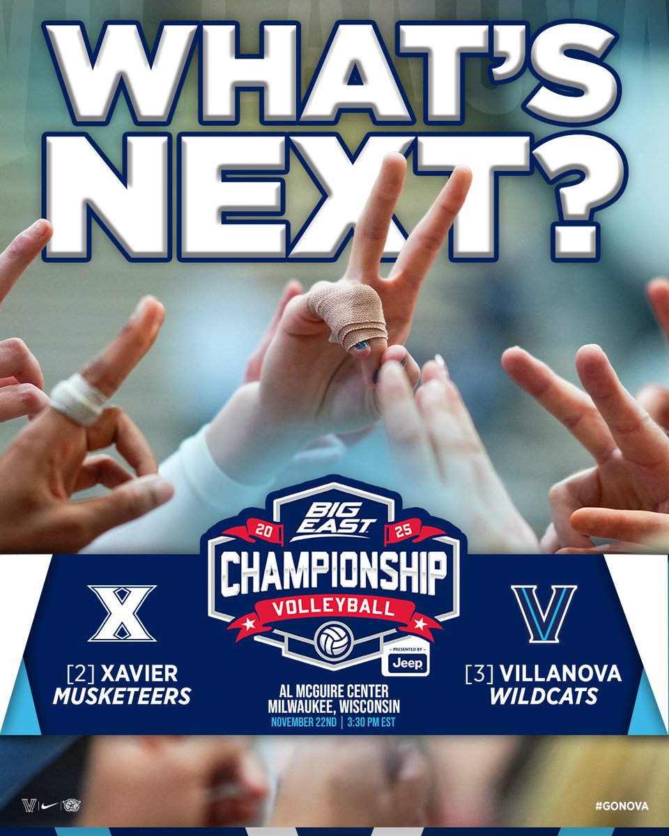 Next stop: <a href="/BIGEAST/">BIG EAST Conference</a> Tournament🔵⚪️✌️

#GoNova