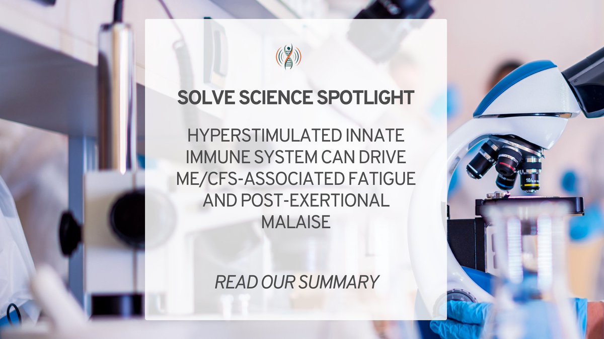 PlzSolveCFS's tweet image. A recent study by the team at the Center for Infection and Immunity at @Columbia describes how a hyperactive innate immune system can drive #MECFS -associated fatigue &amp;amp; #PEM, laying the groundwork for preventive treatments &amp;amp; advancing diagnostic tools.

ow.ly/piKz50Xt44g