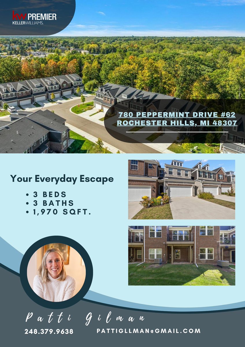 PattiGilman's tweet image. A modern statement piece with a soul.
This cutting-edge home blends bold architecture with warm, livable design — proving you don’t have to choose between innovation and comfort.

#RochesterHillsRealEstate #ContemporaryLiving #SmartHomeFeatures #DesignForward #ModernLuxury