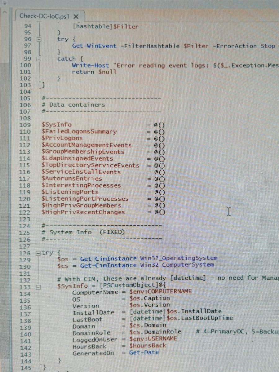 Testing it my IoC script…let’s see if it gives me what I want.