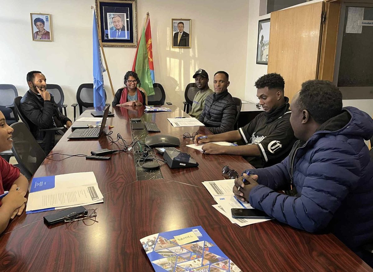 With Goodwill Ambassador Biniam Girmay at the forefront, UNDP Eritrea’s youth initiative is gaining strong momentum. The next phase is underway — a dynamic series of dialogues focused on youth empowerment and resilience

<a href="/NashidaSattar/">Nashida Sattar</a>  <a href="/UNDPEritrea/">UNDP Eritrea</a>  #Eritrea <a href="/GrmayeBiniam/">Biniam Girmay</a>