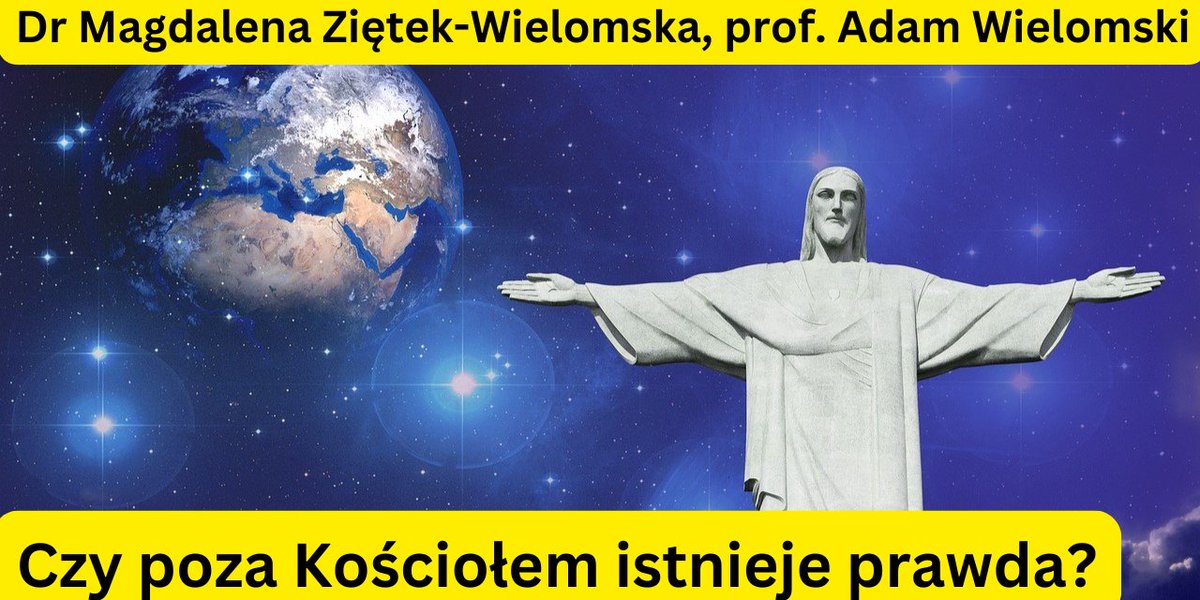Dziś zapraszam na dyskusję  katolików, niekatolików i niewierzących, także chrystofobów:
Czy poza Kościołem istnieje prawda? - Magdalena i Adam Wielomscy
Proszę o RT.
youtube.com/watch?v=tBj3sO…
