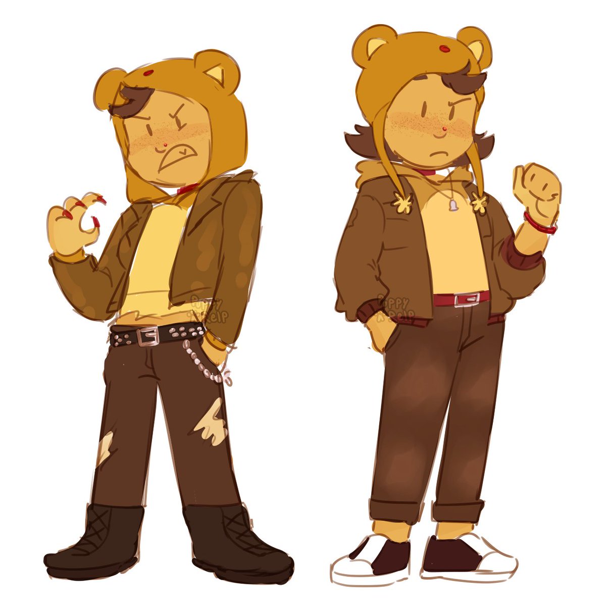 puppyrelp_'s tweet image. teddy s1/s4 sketches... 🧸

#inanimateinsanity