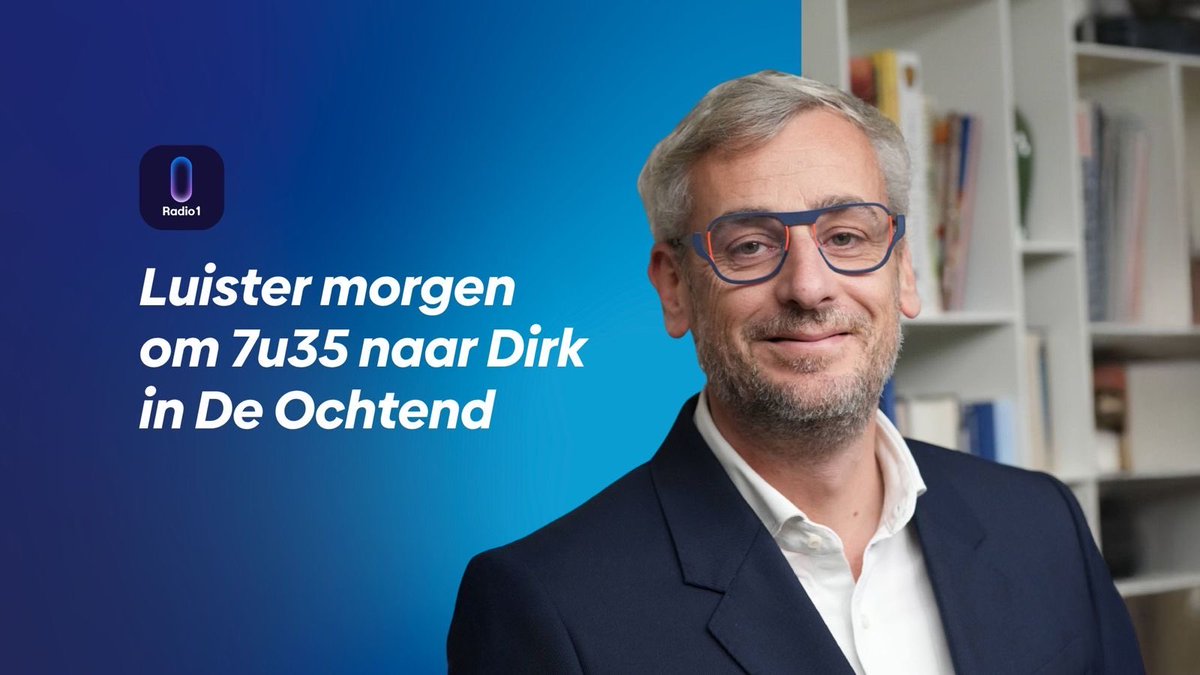 Luister morgen om 7u35 naar <a href="/DirkDeSmedt_/">Dirk De Smedt</a> in #deochtend op <a href="/radio1be/">Radio 1</a>