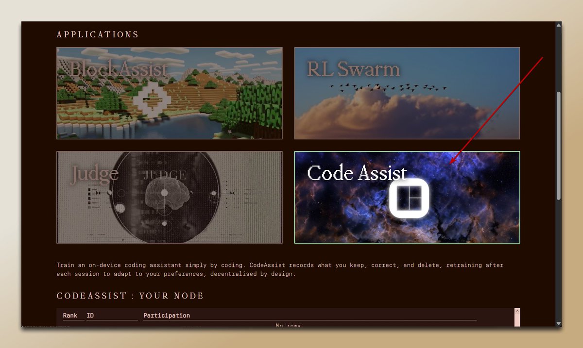 temmmy612's tweet image. 𝗕𝘂𝗶𝗹𝗱𝗶𝗻𝗴 𝘁𝗵𝗲 world largest GPU network 𝗽𝗶𝗲𝗰𝗲 𝗯𝘆 𝗽𝗶𝗲𝗰𝗲🛅
  What Is CodeAssist?
CodeAssist is an AI‑powered coding companion created by @gensynai Unlike typical code assistants that merely suggest snippets,CodeAssist actually learns from how you write code.