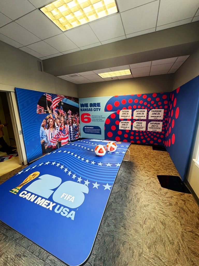 JillianC_arroll's tweet image. Check out the Kansas City FIFA World Cup Volunteer Center 🤩 This will be the headquarters for 6k+ volunteers in Kansas City. Tryouts, training &amp;amp; education,  engagement and relaxing between shifts will all happened here. 
@FWC26KansasCity @UnionStationKC #kc #FIFAWorldCup