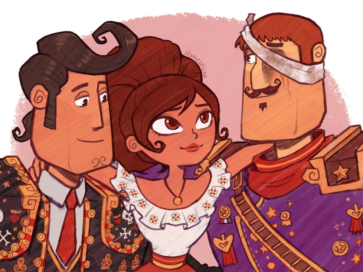 itsmespicaa's tweet photo. tres leches my beloved ot3,,, 😩🫶✨
#TheBookOfLife #fanart #tbol https://t.co/ME9Scq6Zhy