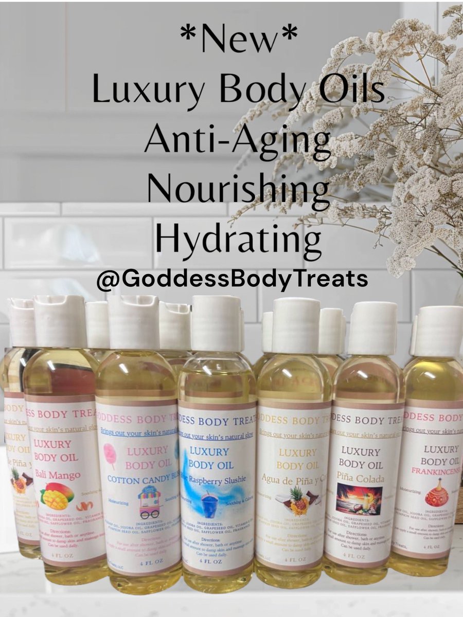 Massage oils will be available in 4oz bottle to purchase at
<a href="/EXXXOTICA/">EXXXOTICA Expo</a> DC 
December 5th, 6th and 7th.

They are dry hydrating 
anti-aging oils that are great for your skin and allow you to glide over the skin!
The oil combination mimics your skins natural oils.
Don’t miss out!