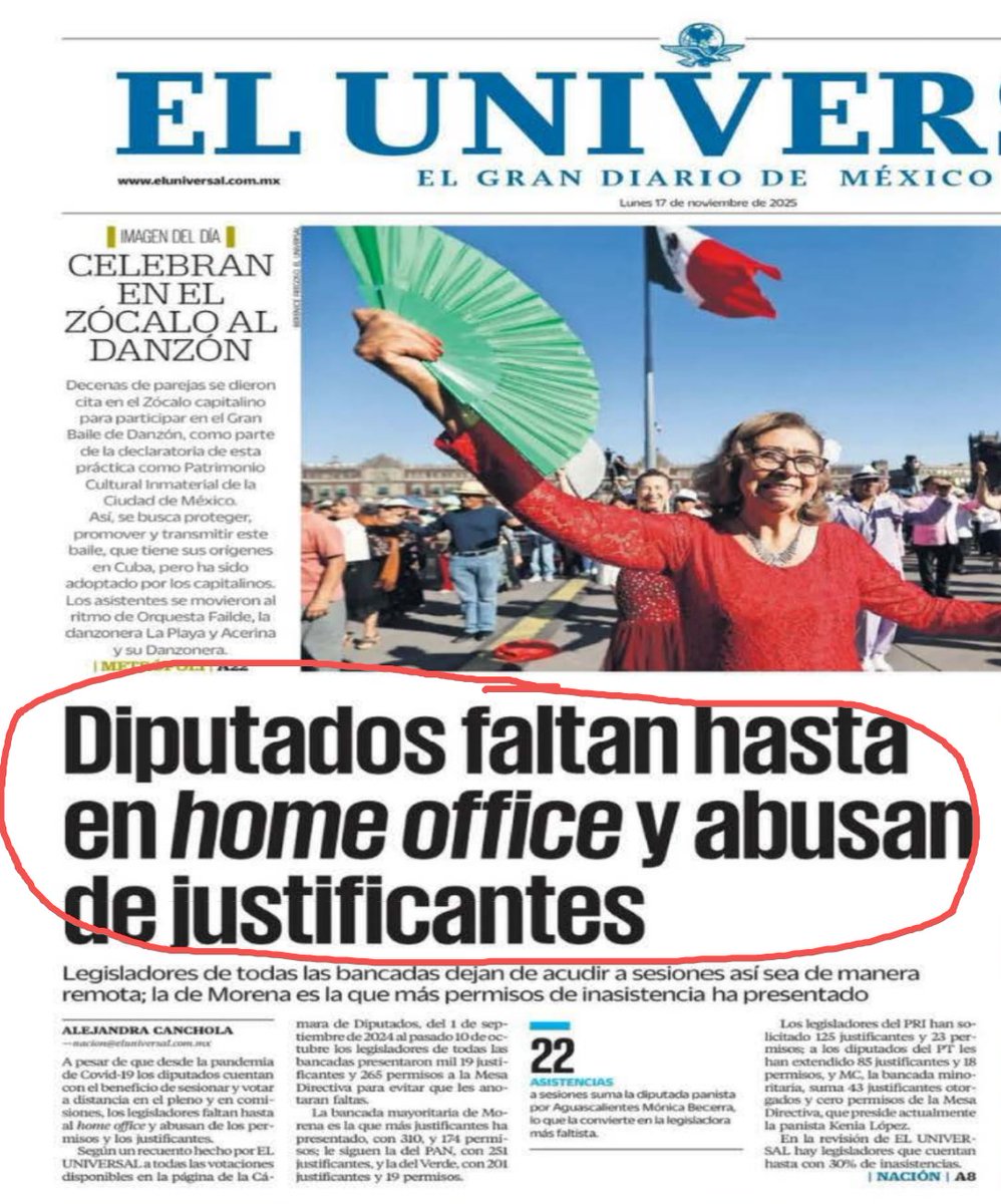 Se necesita balconear a los diputados(a)s güevone(a)s. Ni virtualmente se presentan a las sesiones, pero eso sí, se subieron el sueldo los muy cínicos.