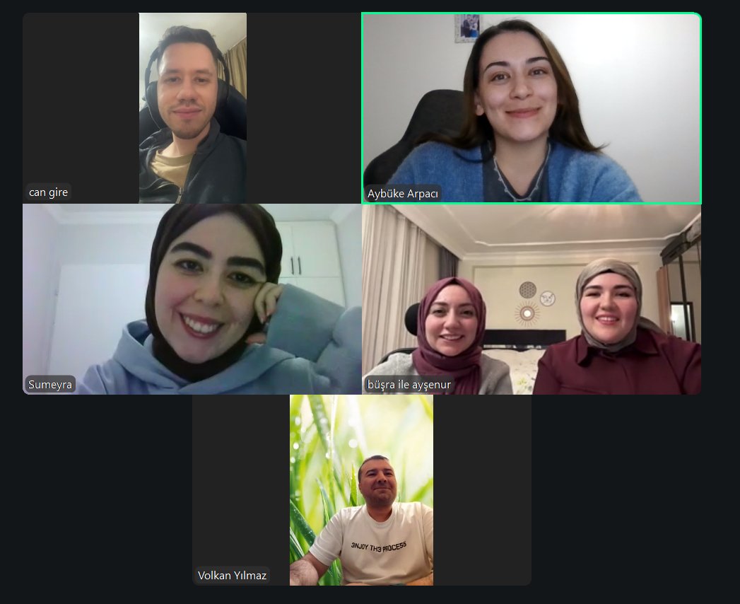 Kitap kulübümüzün 3. kitap kritiğini gerçekleştirdik🥳 Bu haftaki kitabımız Cesur Yeni Dünya idi. Keyifli bir sohbet oldu. 📒 Kulübe katılmak isteyenlere kapımız açık 📷Teşekkürler
<a href="/wolkanca/">v</a>
<a href="/GireCan/">Can Gire</a>
<a href="/sumeyraboyukcam/">Sümeyra Böyükçam</a>
<a href="/BusraZurnaci/">Büşra Zurnacı</a>
<a href="/AysenurKaramert/">Ayşenur Krmrt</a>
Kulübe katılmak isteyenler DM