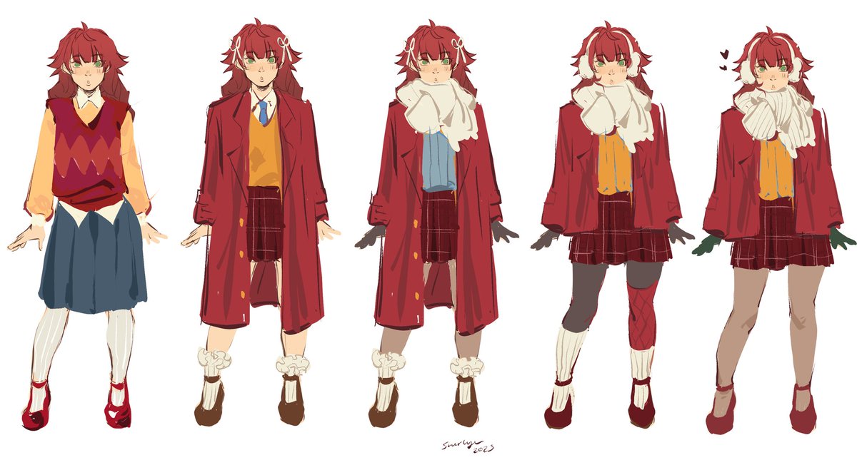 lucy outfit planning  
#bsd