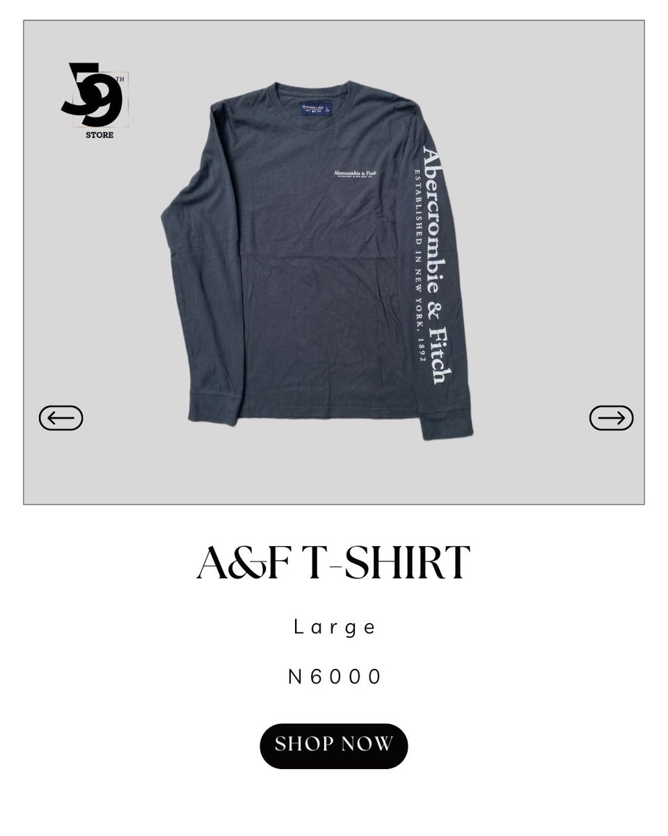 59thStore's tweet image. ⁃Delivery nationwide 🇳🇬
⁃Payment validates order!!
⁃Reach us on wa.me/message/JOTPJG

#tshirts #thrift #thriftwears #thriftwearsinlagos #onlineshopping #lookgoodwithoutgoingbroke