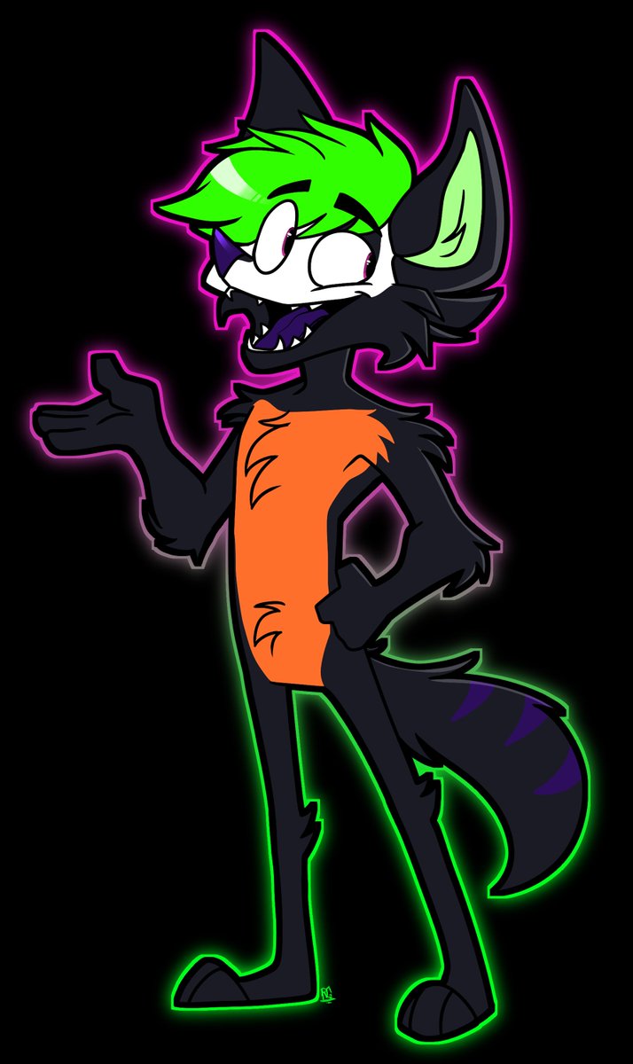 Here we have a colorful piece that was done for me by reisigghost!

I am already colorful but I though to add some RGB to make me look (and run) even better!
(PC gamers know what I mean)

The artist has since dissapeared but I will still credit them!

Art by "ReisigGhost"