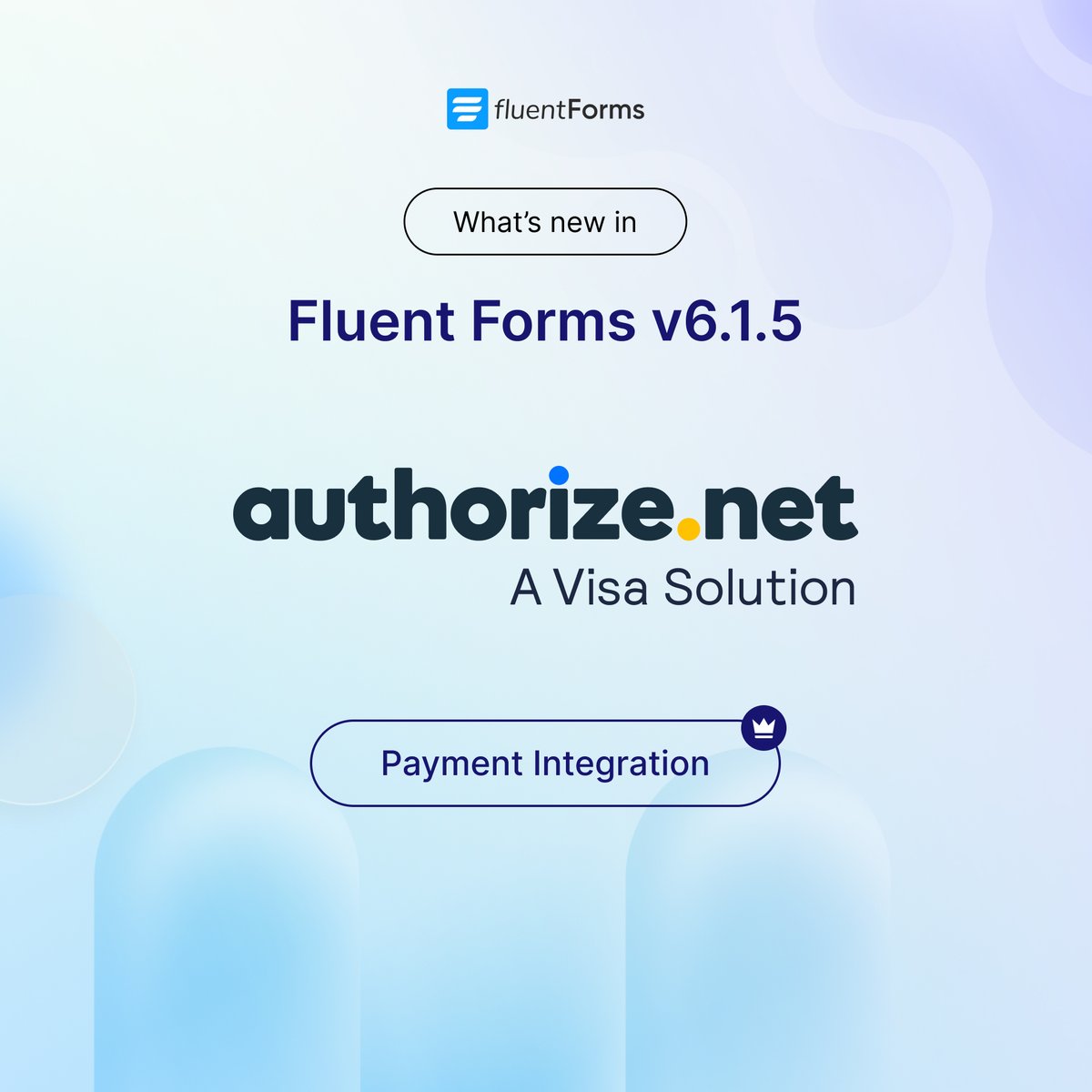 Fluent_Forms's tweet image. Introducing Authorize.net payment integration with Fluent Forms 6.1.5. Collect secure one-time payments  - easy to set up and trusted by non-profits everywhere.