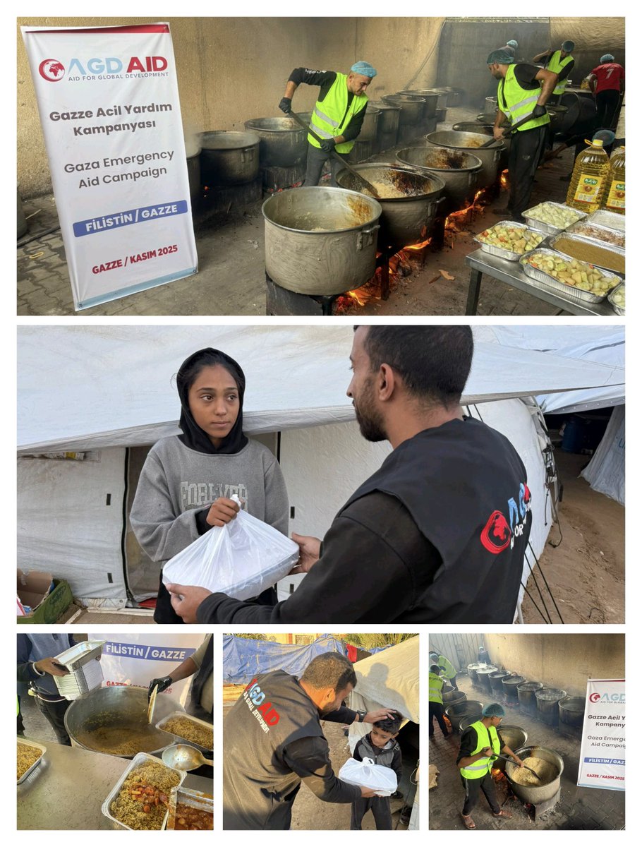 15.11.2025
Yardımlarınızı Gazze'deki ihtiyaç sahiplerine ulaştırmaya devam ediyoruz. Derneğimize emanet ettiğiniz bağışlar ile Gazze'de sıcak yemek dağıtımı gerçekleştirdik. 

Detaylı bilgi ve bağış için
agdaid.org
IBAN: BE23 9051 1120 9291
Paypal : office@agdaid.org