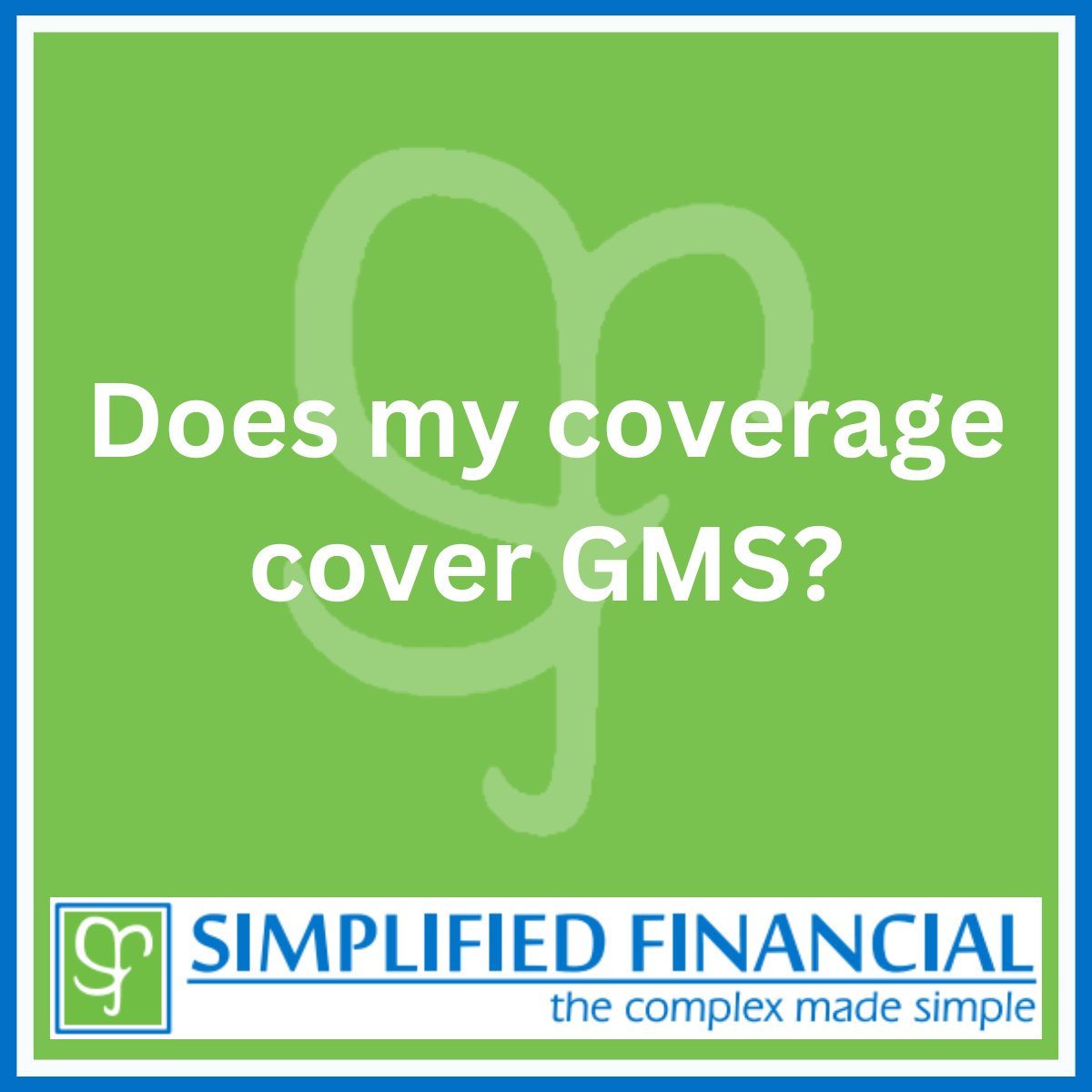 SimplifiedFin's tweet image. Ever wondered if your coverage covers a Glucose Monitoring System (GMS)? Give us a call and we can review your coverage!

We are here to help!
linktr.ee/simplifiedfina…