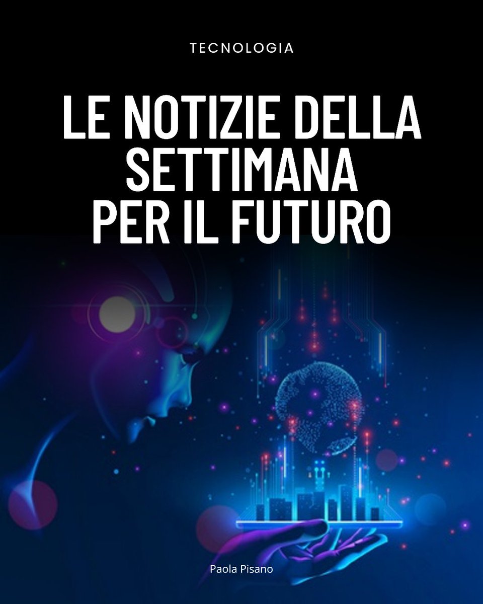 PaolaPisano77's tweet image. Quale notizia vi ha portato nel #futuro questa settimana?

linkedin.com/posts/paolapis…

#innovazione
#digitale
#AI