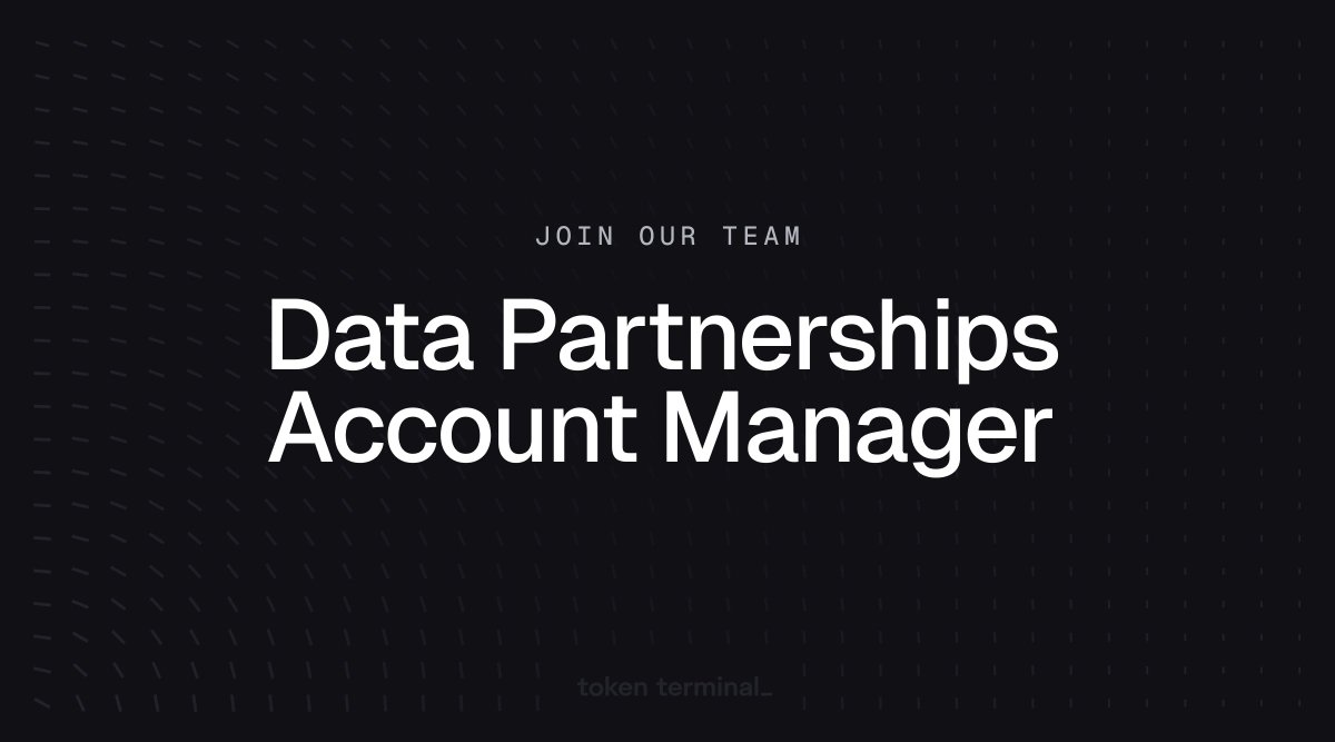 Token Terminal 📊 tweet media