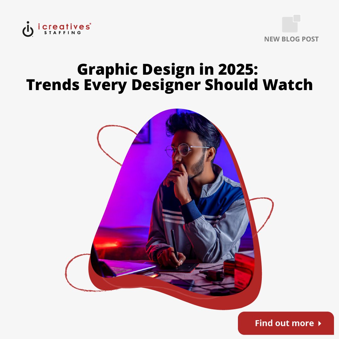icreatives's tweet image. Ready to lead, not follow? Our latest blog at icreatives spotlights the top graphic design trends of 2025 - and how YOU can apply them: from AI-powered tools to immersive AR visuals and inclusive storytelling. 💡 Dive in now 👉 #graphicdesign #trends