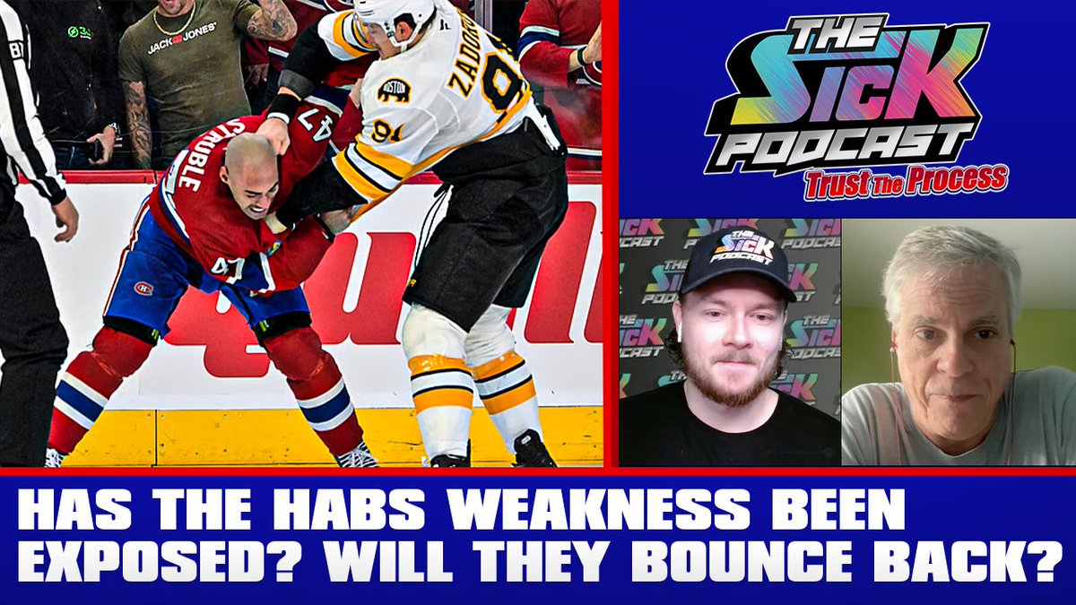 🚨New Episode🚨

Simon "Snake" Boisvert and <a href="/GaumondShayne/">Producer Shayne</a> discuss:

🔵#GoHabsGo poor play as of late
🔵Is there a pattern as to why they are losing?
🔵Habs power play 
🔵&amp; more

Full pod👇
Watch: youtu.be/0oKLUNrMTlQ
Listen: traffic.megaphone.fm/SICMED88935173…

#thesickpodcast