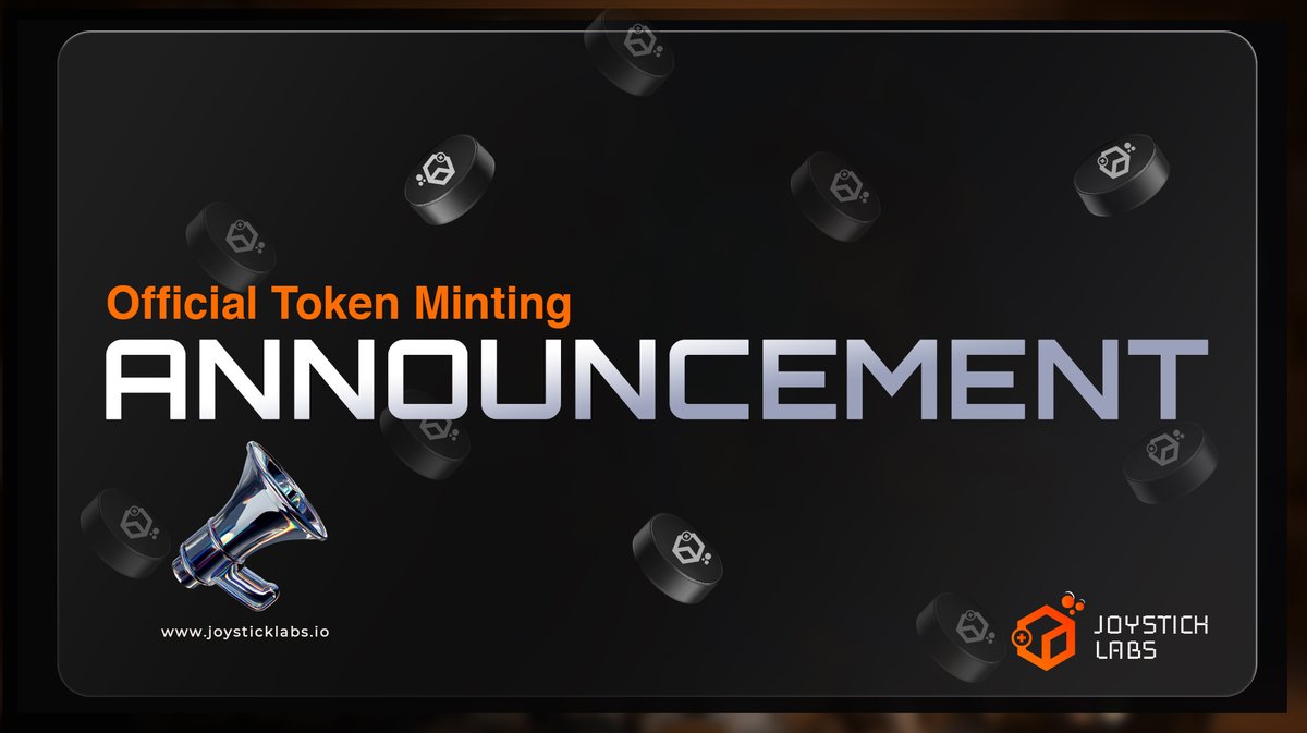 Joystick_labs's tweet image. 🚀 Joystick Labs (JSK) – New Minting Update

We’re launching a fresh mint to strengthen liquidity, expand utilities, and support long-term ecosystem growth.
This update ensures stronger stability and more opportunities for our community.

📘 Full details:
app.box.com/s/zbtvya3dxgnj…
