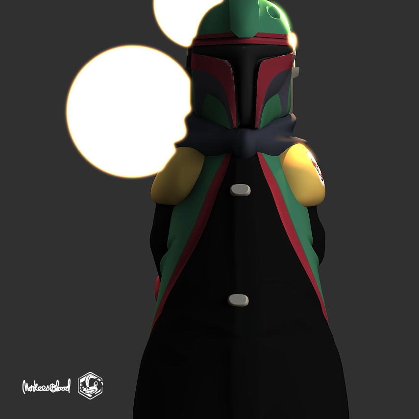 Monkeesblood's tweet photo. @bobafettfanclub Nice! - Happy #BobaFett Day, @bobafettfanclub! 😁

#TheBookofBobaFett #Parka #Modalorian #starwars #Modtrooper #zBrush #arttoys #designertoys #toycommunity #toyart #IHaveSpoken #mashup #LiamGallagher #LGv1 #bobafett #vinyltoys #TheMandalorian #mandalore #jabbathehutt https://t.co/1foZ9M8Xai