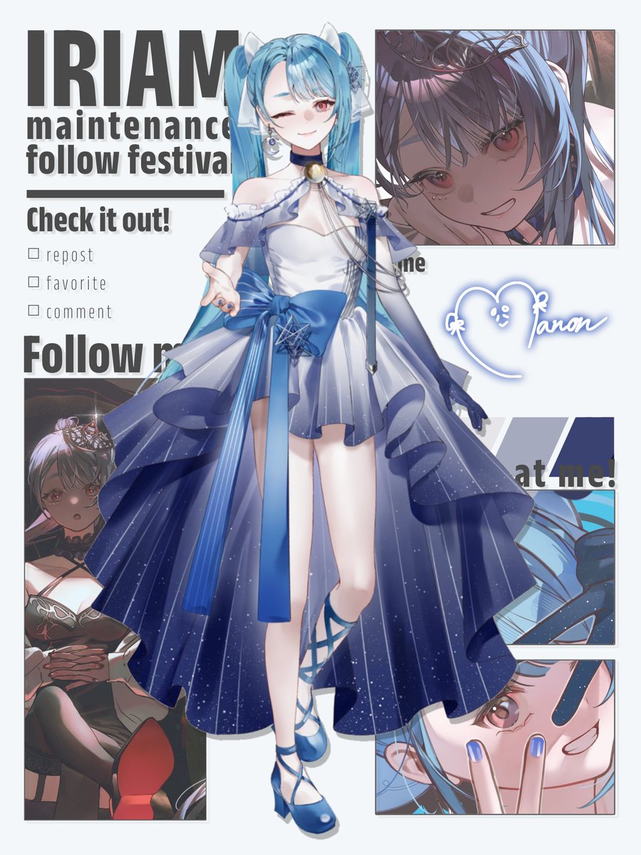 \ #IRIAMメンテ中のフォロー祭り /

✦︎︎︎音大卒のガチプロ歌手
✦︎︎︎ピアノもまあまあ弾ける
✦︎︎︎S3キープ中
✦︎︎︎Live2D
✦︎︎︎定時配信21時

仲良くしてください〜🥳

👤♻️🩵全反応巡回💖🌙

#IRIAMライバーさんと繋がりたい