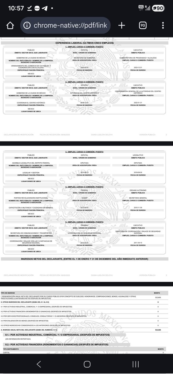 <a href="/DuniaLudlow/">Dunia Ludlow</a> Curiosamente tú fuiste funcionaria de la alta burocracia de ambos gobiernos, como directora de comunicación de la SCT con Calderón y como Secretaria del PRI de Peña. 

Pareciera una confesión, más que una acusación.  🤣