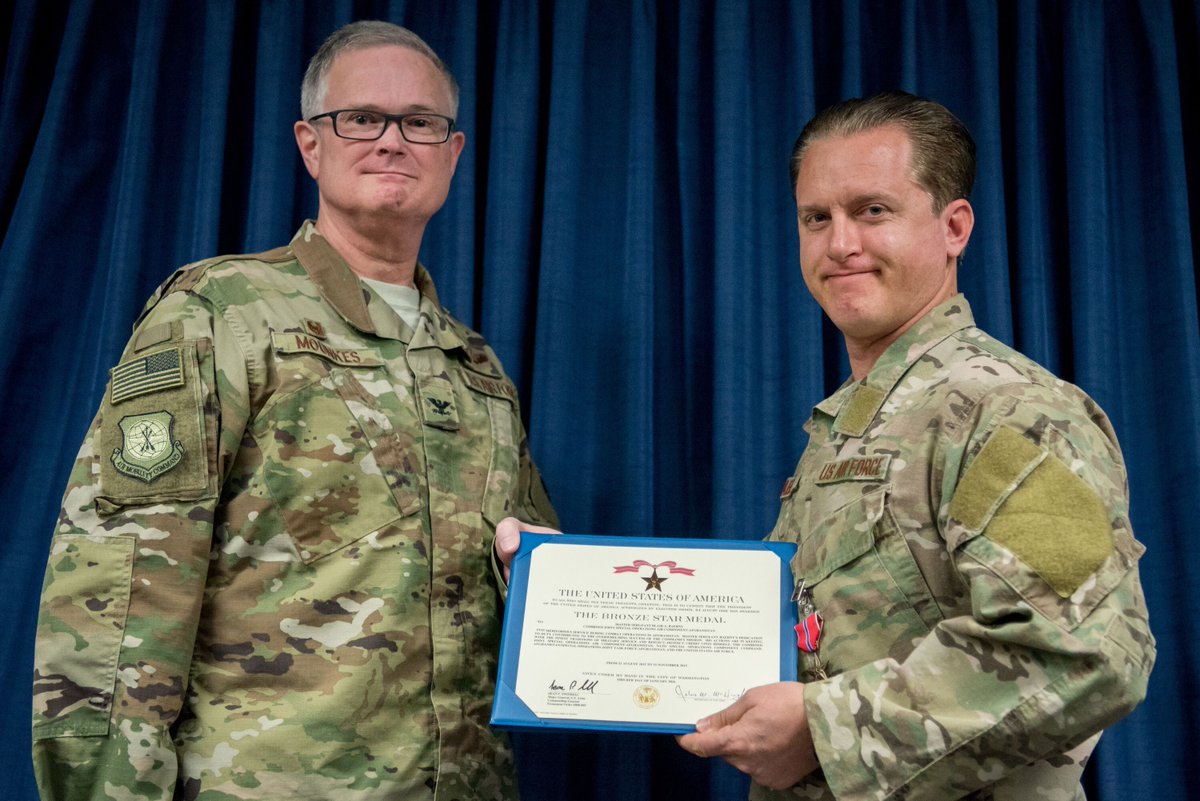 CombatControlFn's tweet image. Louisville, KY (OTD 2018): In a powerful demonstration of combat effectiveness, the 123rd Special Tactics Squadron recognized the extraordinary heroism of its Combat Controllers (CCT) and Pararescueman (PJ), awarding multiple Bronze Star Medals. #CombatController #BronzeStar