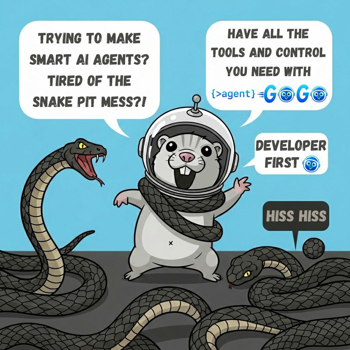 IngenimaxAI's tweet image. No more snake pits, YAML jungles, or toolchain tangles.
Agent GoGo is developer-first, Go-native, and ready to automate your cloud chores.
⚡ agentgogo.app

#DevEx #GoLang #Automation# Go#agentgogo ##PlatformEngineering #CloudNative #AIAgents