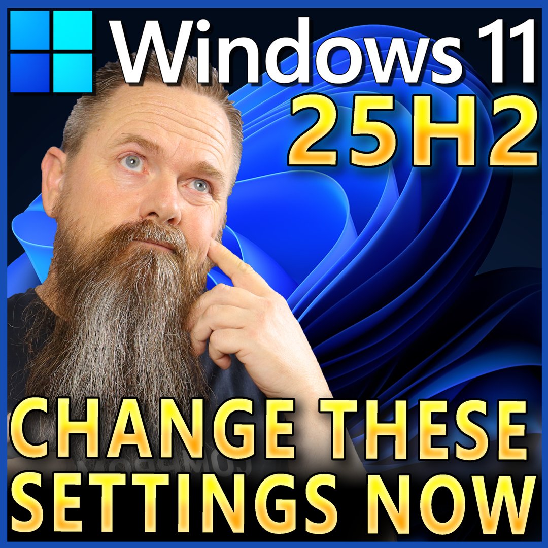 cybercpu's tweet image. 25H2: 5 Settings to Enable NOW
youtu.be/4ebsCkh341A