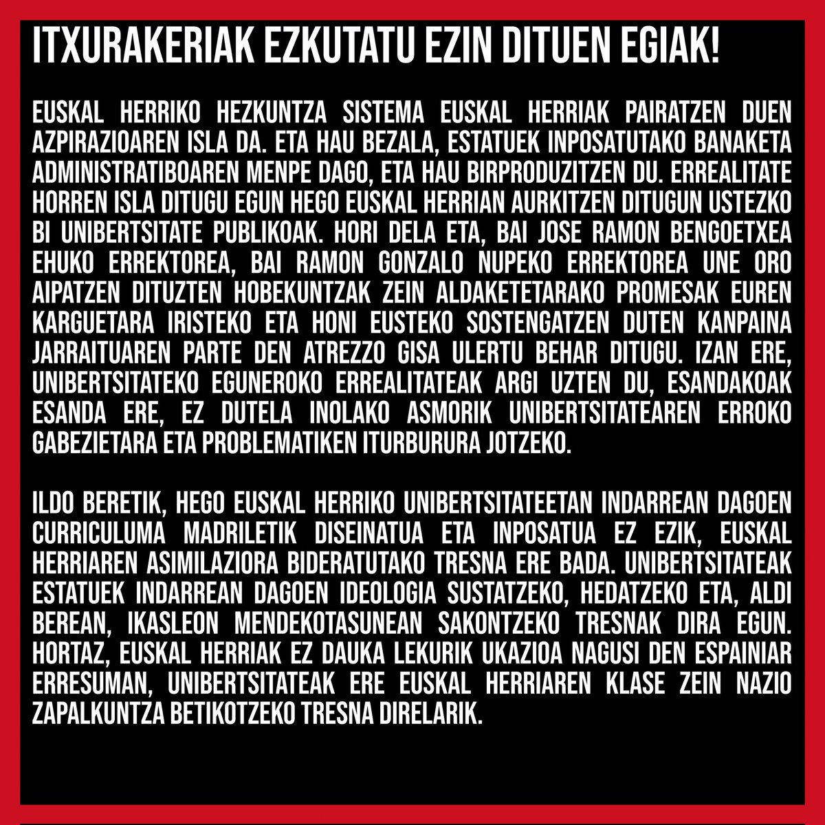 Nup_Astindu's tweet photo. ITXURAKERIAK EZKUTATU EZIN DITUEN EGIAK! https://t.co/I5BaO2O0th