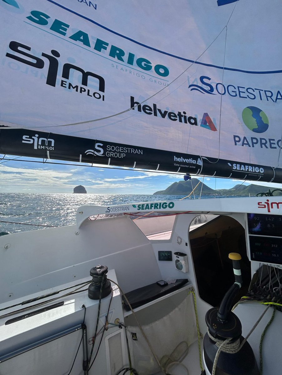 💎  Seafrigo - Sogestran en tête au Diamant ! 

Le chrono va avoir une importance cruciale car le résultat final de cette #TransatCaféLOR se jouera au cumul du temps des 2 manches : 21 minutes et 38 secondes d’écart ⏱️

#RouteduCafé